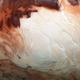 The icy cap of Mars’ south pole, imaged in infrared, green, and blue light in 2012.